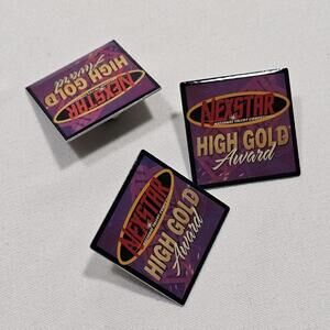 Lot Of 3 Nexstar National Dance Competition High Gold Award Tour Pins
